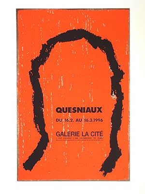 Bernard Quesniaux - Exposition Galerie La Cité Luxembourg 1996 - Affiche