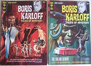 Boris Karloff Tales of Mystery - # 18 June 1967, with # 21 March 1968 (featuring "The Screaming S...