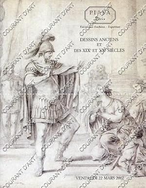 IMPORTANTS DESSINS ANCIENS DU XIXe ET DU DEBUT DU XXe SIECLE. DONT COLLECTIONS DU VICOMTE DE L. E...