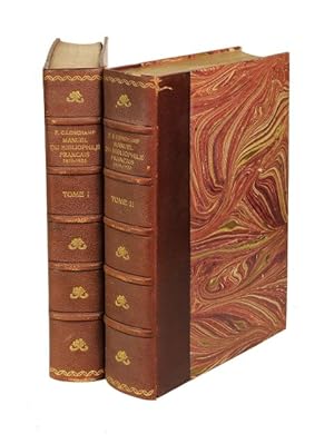 Bild des Verkufers fr Manuel du Bibliophile Francais (1470-1920). 2 Bnde. zum Verkauf von Versandantiquariat Wolfgang Friebes