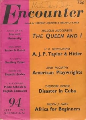 Seller image for Encounter 94, July 1961 for sale by Works on Paper