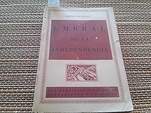 Immagine del venditore per Umbral de la independencia. venduto da Librera "Franz Kafka" Mxico.