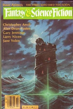 Immagine del venditore per The Magazine of Fantasy & Science Fiction July 1982 -The Lion in His Attic, The Last Run, Sule Skerry, Blind Windows, Healer, The Man with the Little Red Wagon, Superbiometalemon, Die and Follow Me, The Buck, The Three Who Died Too Soon, + venduto da Nessa Books