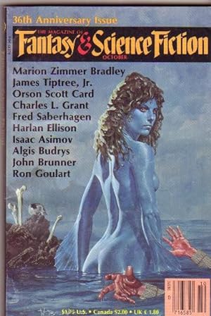 Imagen del vendedor de The Magazine of Fantasy & Science Fiction October 1985 -The Fringe, "The Children, They Laugh So Sweetly", The Only Neat Thing to Do, Sea Wrack, That Wonderful Summer, As Duly Authorized, Hard to Credit, A Little Leaven, + a la venta por Nessa Books