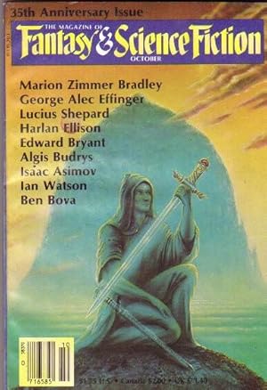 Imagen del vendedor de The Magazine of Fantasy & Science Fiction October 1984 -The Flesh of Her Hair, Isolation Area, The Night of White Bhairab, Somebody Else's Magic, "The Aliens Who Knew, I Mean Everything", The Different Years of the Universe, The Man of the Future, + a la venta por Nessa Books