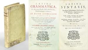 Latina grammatica, ex decreto illustr. DD. Hollandiae West-Frisiaeque ordinum, in usum scholarum ...