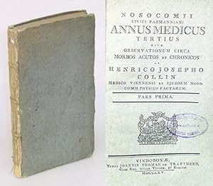 Nosocomii civici pazmanniani annus medicus tertius sive observationum circa morbos acutos et chro...