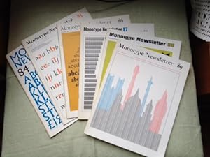 Monotype Newsletter Issues 48-94 (47 issues in total)