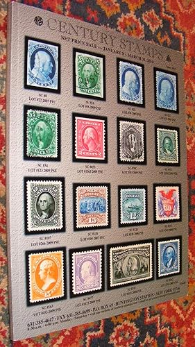 CENTURY STAMPS Net Price Sale January 8 - March 31, 2010 [Catalog]