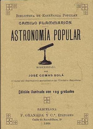 Imagen del vendedor de ASTRONOMIA POPULAR a la venta por Librera Races