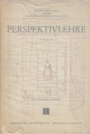 Immagine del venditore per PERSPEKTIVLEHRE - Vierte Auflage - Mit 121 Zeichnungen und Beispielen venduto da ART...on paper - 20th Century Art Books