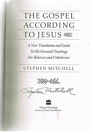 Seller image for The Gospel According to Jesus: A New Translation and Guide to His Essential Teachings for Believers and Unbelievers for sale by Ocean Tango Books