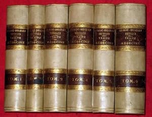 Traité de Médecine. Vols 1 to 6. Tome I a VI. (title translates to Treaty of Medicine)