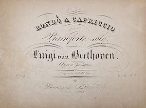 Seller image for [Op. 129]. Rond a Capriccio per il Pianoforte solo . Opera postuma for sale by J & J LUBRANO MUSIC ANTIQUARIANS LLC