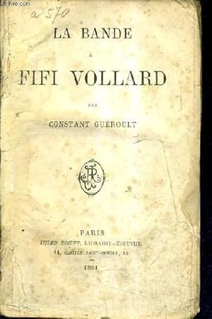 Bild des Verkufers fr LA BANDE A FIFI VOLLARD. zum Verkauf von Le-Livre