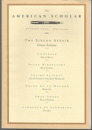 Seller image for The American Scholar: Volume 68, No. 4; Autumn, 1999 for sale by Dorley House Books, Inc.