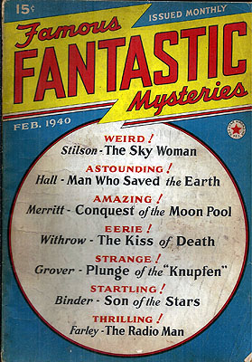 Imagen del vendedor de Famous Fantastic Mysteries February 1940 a la venta por Ziesings