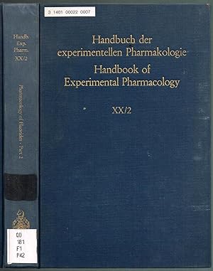 Pharmacology of Fluorides: Handbook of Experimental Pharmacology Series. Volume XX, Part 2. (Hand...