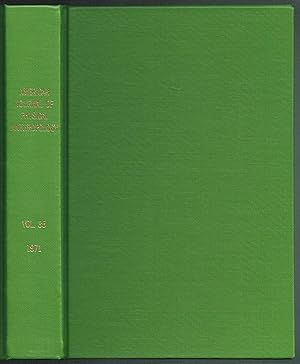 Imagen del vendedor de AMERICAN JOURNAL of PHYSICAL ANTHROPOLOGY: Vol. 35 (New Series), July, September, November, 1971 a la venta por SUNSET BOOKS