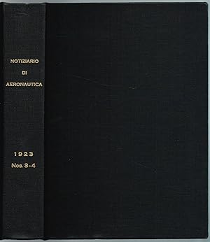 NOTIZIARIO DI AERONAUTICA & NOTE TECNICHE, N. 3., SETTEMBRE - N. 4., OTTOBRE 1923.