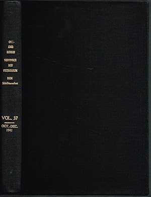 OEL ( oil) UND KOHLE (coal) VEREINIGT MIT PETROLEUM; SCHRIFTTUMSCHAU der D.G.M.; Vol. 37; Oct-Dec...