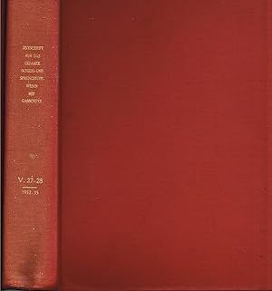 Imagen del vendedor de Zeitschrift fur Das gesamte Schiess und Sprengstoffwesen mit der Sonderabteilung Gasschutz (Journal for the Field of Gunpowder and Explosives with section on anti-gas protection). XXVII-XXVIII. Jahrgang. (Volume 27-28). a la venta por SUNSET BOOKS