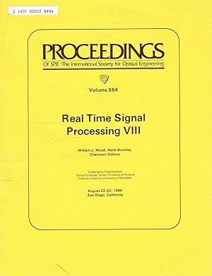 Seller image for Real Time Signal Processing, VIII (Proceedings of Spie) for sale by SUNSET BOOKS