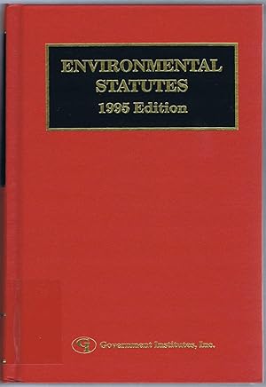 Image du vendeur pour Environmental Statutes 1995 mis en vente par SUNSET BOOKS