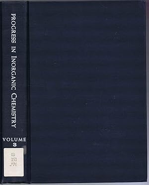 Immagine del venditore per PROGRESS IN INORGANIC CHEMISTRY. Volume 3 venduto da SUNSET BOOKS