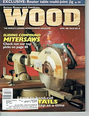 Better Homes and Gardens: WOOD, Issue 87, April 1996, The World's Leading Woodworking Magazine.