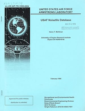 USAF Noisefile Database: (Armstrong Laboratory) AL-OE-WP-TR-1998-0004.