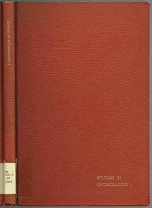 Imagen del vendedor de STUDIES IN OPTIMIZATION 1: Papers Presented at Symposium, 11-14 June 1968, National Meeting of SIAM, Toronto, Canada a la venta por SUNSET BOOKS