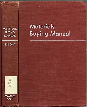 Imagen del vendedor de MATERIALS BUYING MANUAL a la venta por SUNSET BOOKS