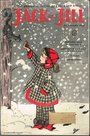 Seller image for JACK AND JILL, February 1956, Volume 18, Number 4 (has PENNY and FRISKY cut-outs) for sale by SUNSET BOOKS