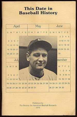Seller image for This Date in Baseball History for sale by Between the Covers-Rare Books, Inc. ABAA
