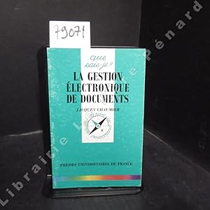 Seller image for La gestion lectronique de documents for sale by Librairie-Bouquinerie Le Pre Pnard