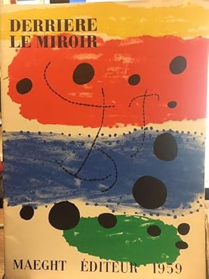 Bild des Verkufers fr Derriere Le Miroir N 117 - MAEGHT EDITEUR 1959 - Lithographie original de Mir zum Verkauf von ART...on paper - 20th Century Art Books