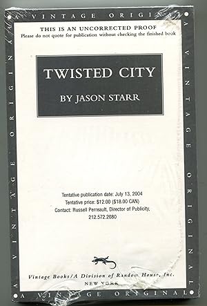 Seller image for TWISTED CITY. for sale by Monroe Stahr Books