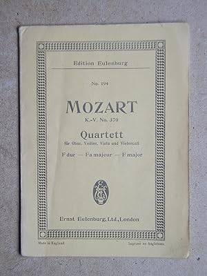 Quartett F Major. K-V No. 370.