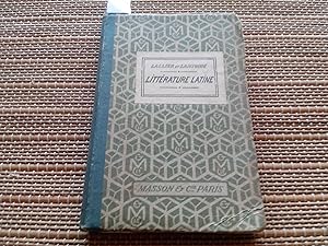 Imagen del vendedor de Histoire littraire. Leons de littrature latine (Douzime diton). a la venta por Librera "Franz Kafka" Mxico.
