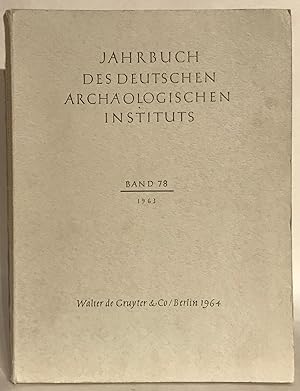 Jahrbuch Des Deutschen Archaologischen Instituts Band 78. 2006.