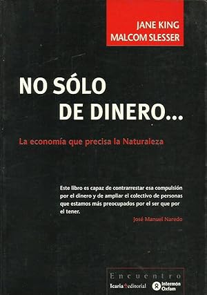 Imagen del vendedor de NO SLO DE DINERO a la venta por Librovicios