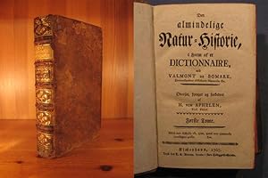 Den almindelige Natur-Historie, i form af et Dictionnaire ved Valmont de Bomare. F?rste Tome.