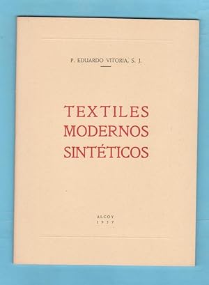 Imagen del vendedor de TEXTILES MODERNOS SINTETICOS. a la venta por Librera DANTE