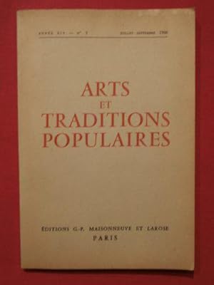 Bild des Verkufers fr Arts et traditions populaires zum Verkauf von JLG_livres anciens et modernes