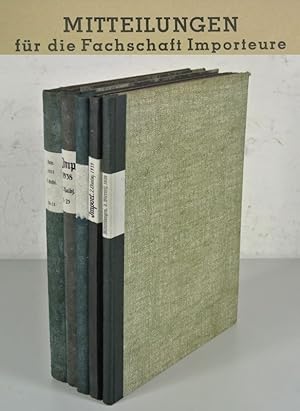 Imagen del vendedor de Mitteilungen fr die Fachschaft Importeure in der Hauptvereinigung der Deutschen Gartenbauwirtschaft, 2. Jahrgang (1938) und 3.Jahrgang (1939), 1. bis 3. Quartal. Gebunden. a la venta por Antiquariat Bookfarm