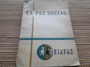 Image du vendeur pour La paz social. Congreso Mundial Lucerna 4 -7 junio de 1959. mis en vente par Librer�a "Franz Kafka" M�xico.