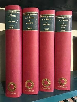 Seller image for Correspondence of H. G. Wells , 4 Volumes v.1 1880-1903 ; v.2 1904-1918 ; v.3 1919-1934 ; v.4 1935-1946 for sale by Foster Books - Stephen Foster - ABA, ILAB, & PBFA