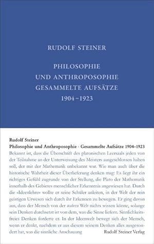 Seller image for Philosophie und Anthroposophie for sale by Rheinberg-Buch Andreas Meier eK