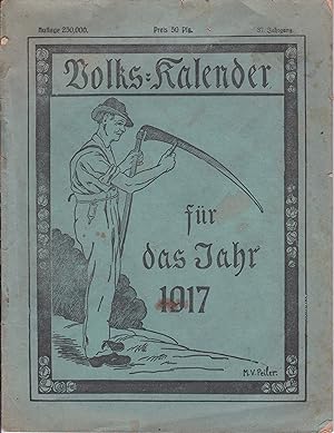 Volks-Kalender für das Jahr 1917. 37. Jahrgang.